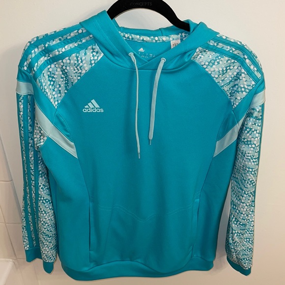 adidas Tops - Adidas Hoodie Size L Color Blue